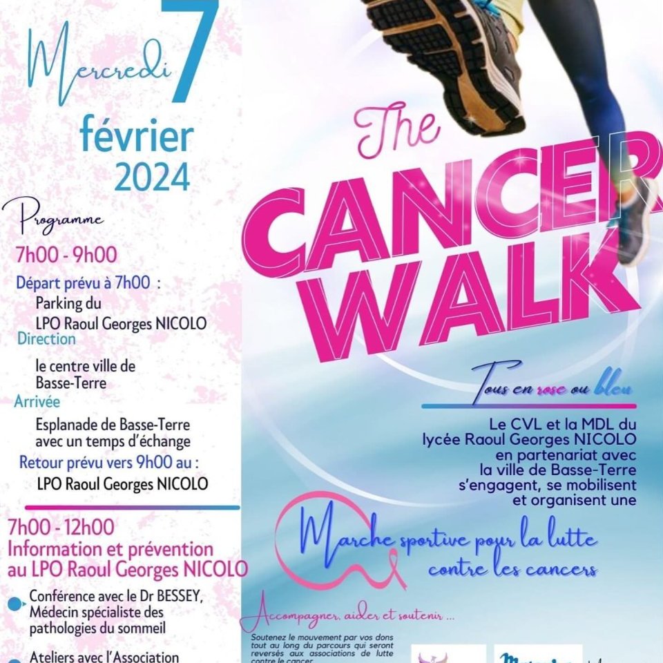 Marche sportive pour la lutte contre les cancers